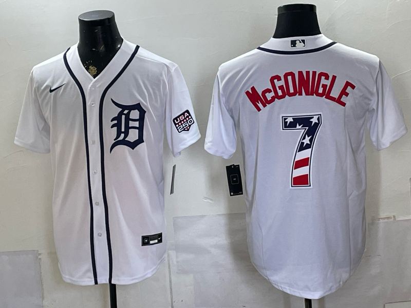 Men Detroit Tigers #7 McGonigle white Nike 2026 MLB Jersey 071500